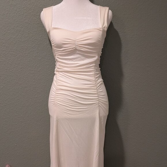 Reformation Dresses & Skirts - Reformation Suvi Knit Dress Ivory - Size XS